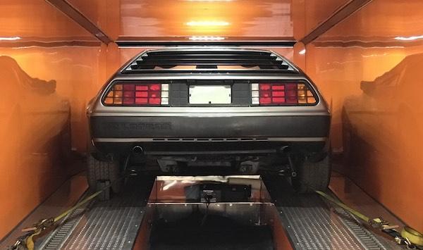 Delorean car carrier