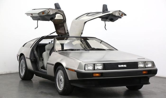 silver-delorean