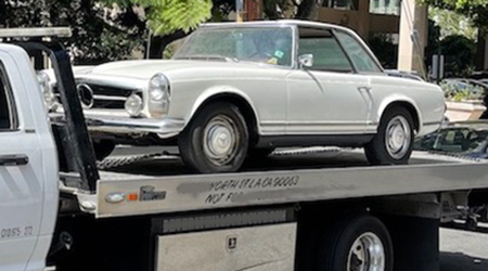 280sl on the truck